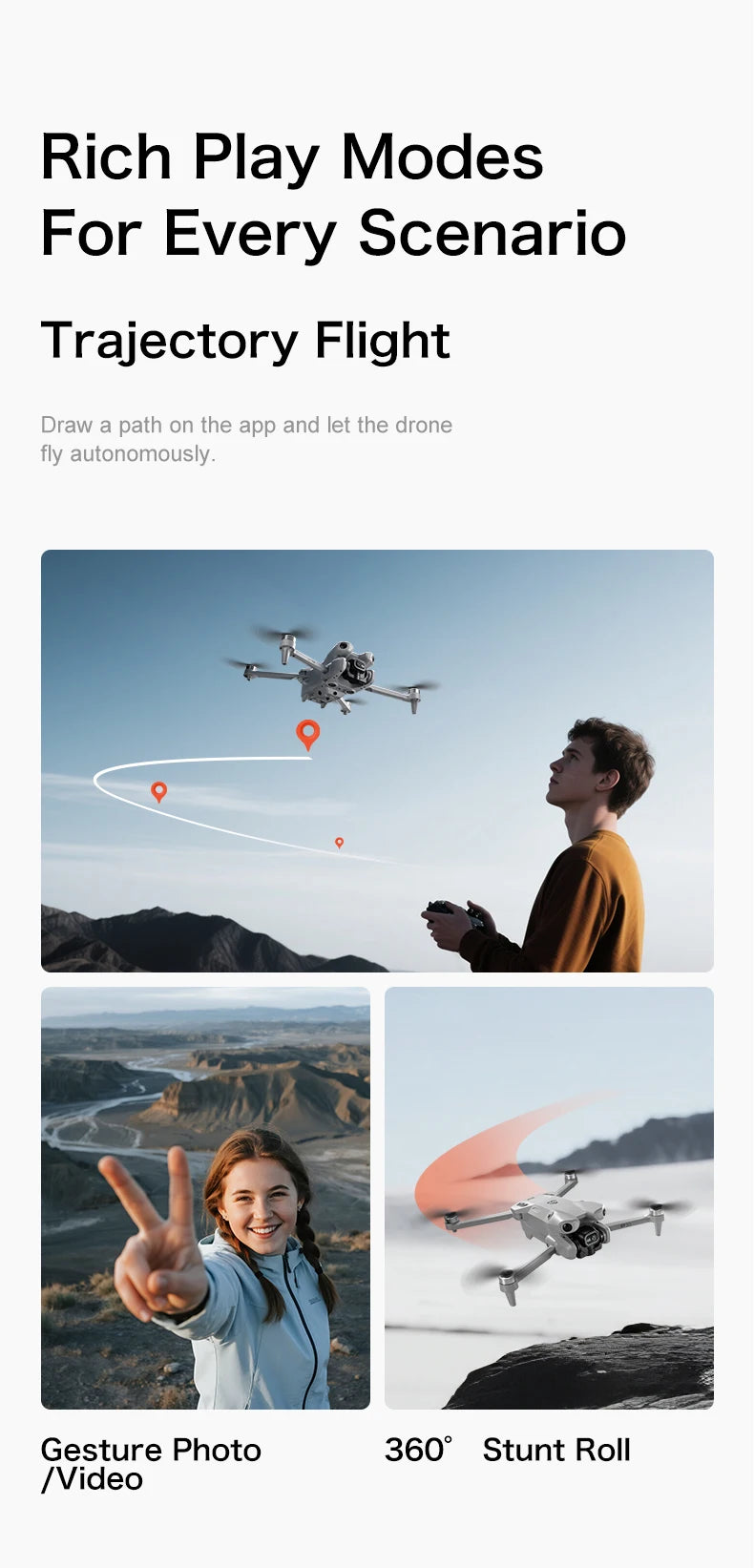 NEW GT50 PRO MIni 5 pro RC Drone 8K HD Dual Cameras WiFi GPS 20mins Flight Aerial Photography Quadcopter Remote Control UAV Toys