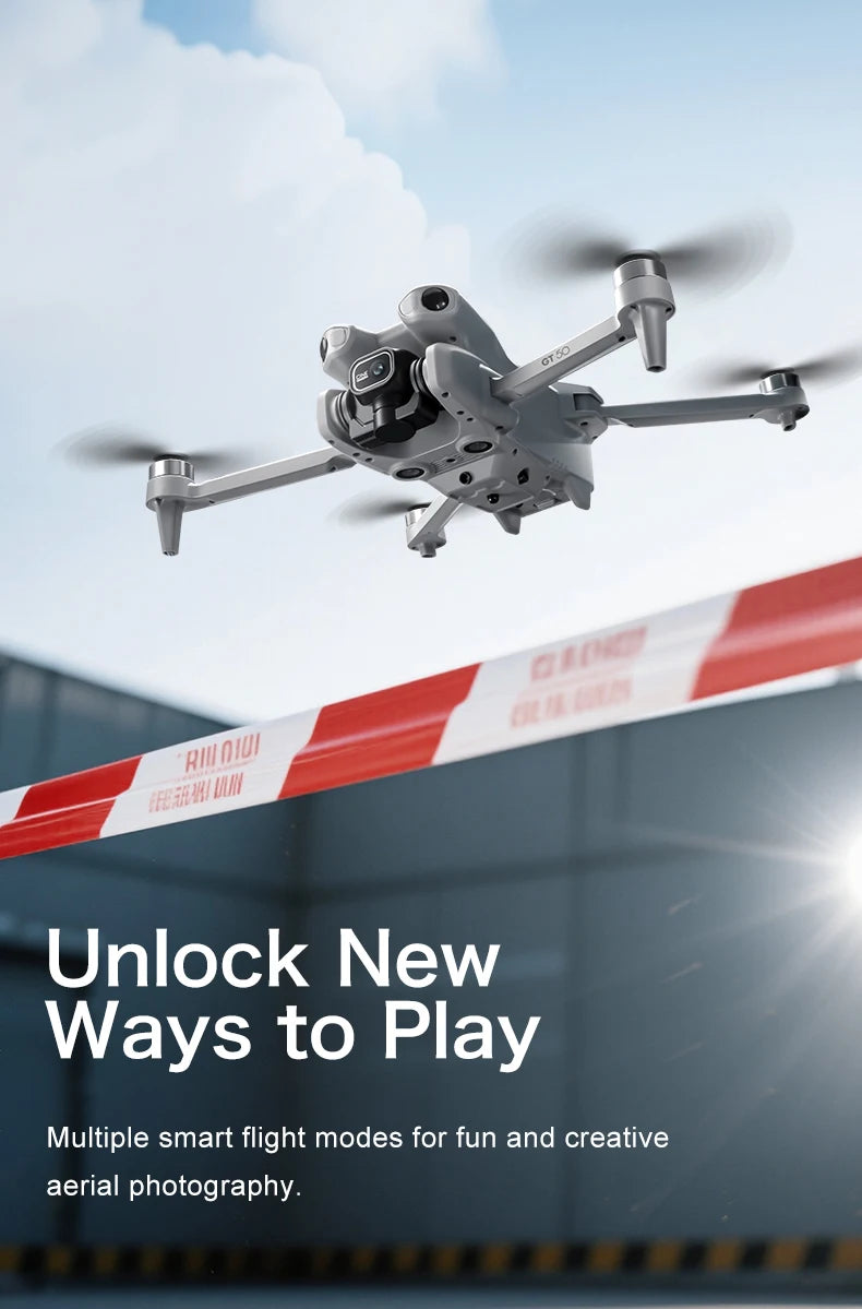NEW GT50 PRO MIni 5 pro RC Drone 8K HD Dual Cameras WiFi GPS 20mins Flight Aerial Photography Quadcopter Remote Control UAV Toys