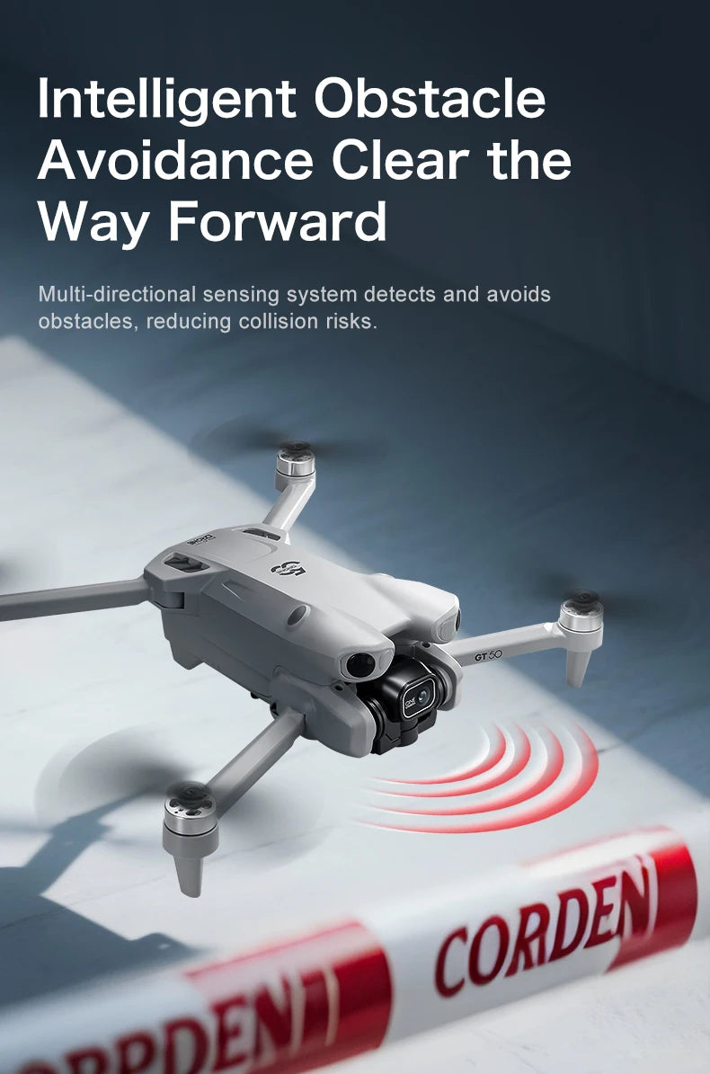 NEW GT50 PRO MIni 5 pro RC Drone 8K HD Dual Cameras WiFi GPS 20mins Flight Aerial Photography Quadcopter Remote Control UAV Toys