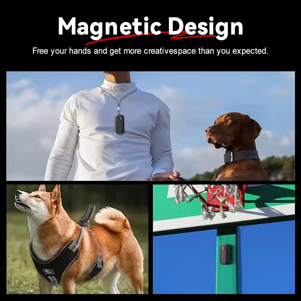 4K WiFi Thumb Sports Camera Motorcycle Bike Waterproof DV Cycling Recorder Magnetic Attraction Outdoor Portable Small Camcorder