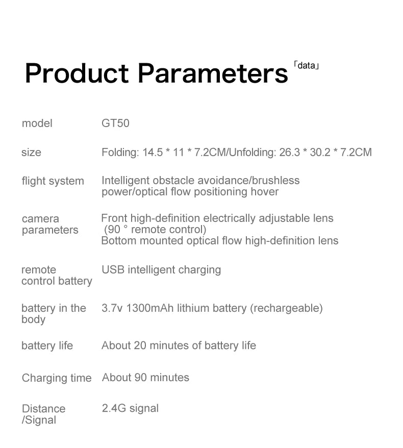 NEW GT50 PRO MIni 5 pro RC Drone 8K HD Dual Cameras WiFi GPS 20mins Flight Aerial Photography Quadcopter Remote Control UAV Toys